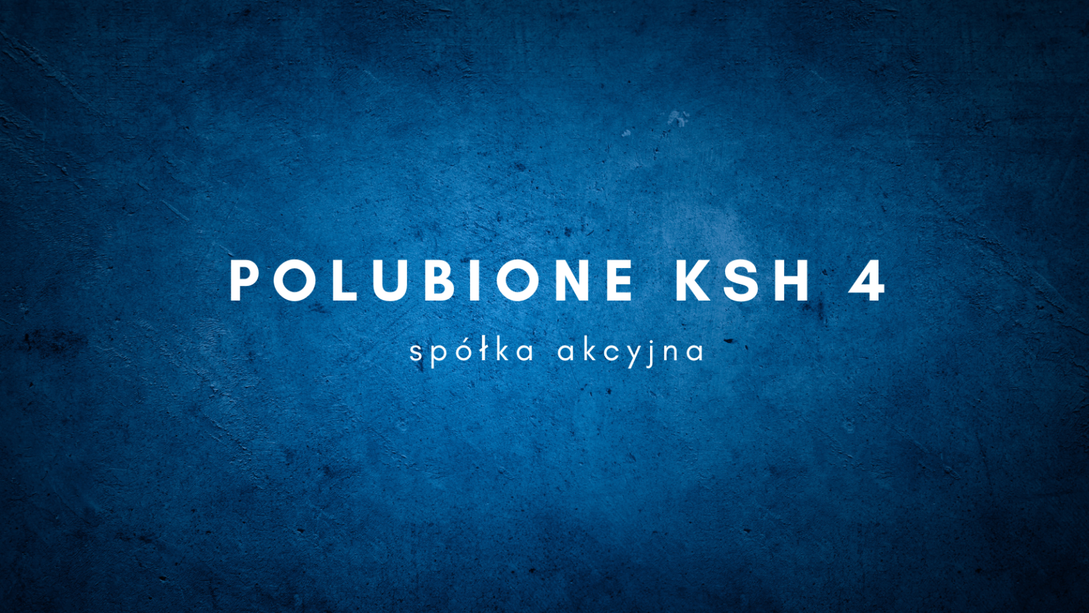POLUBIONE KSH4 - statut spółki akcyjnej
